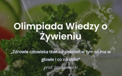 Olimpiada Wiedzy o Żywieniu