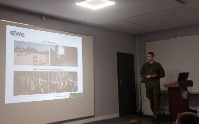 Spotkanie z absolwentem – słuchaczem Akademii Wojsk Lądowych