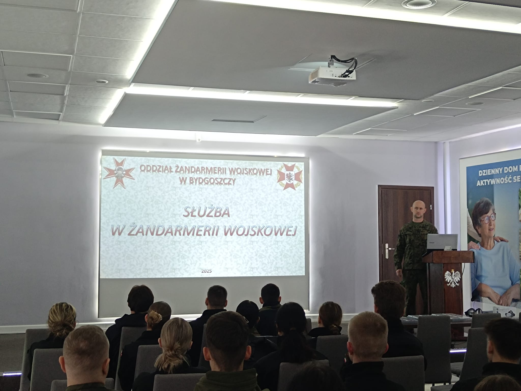 Spotkanie z przedstawicielami Żandarmerii Wojskowej z Bydgoszczy