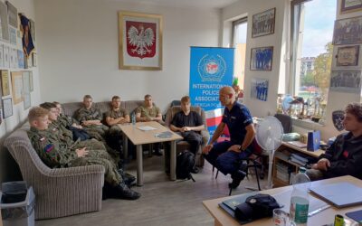 Edukacyjna wizyta w Komendzie Miejskiej Policji w Bydgoszczy