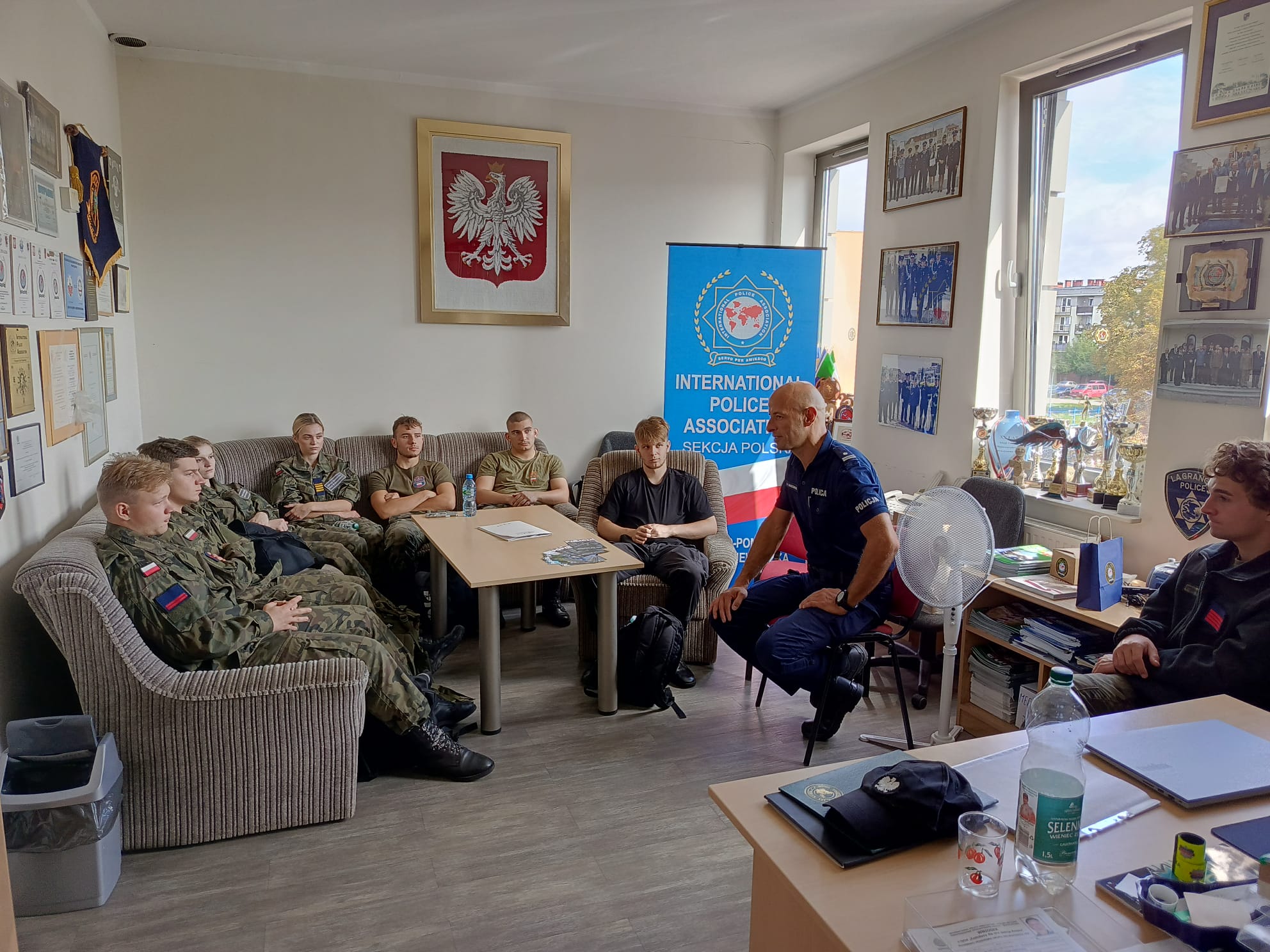 Edukacyjna wizyta w Komendzie Miejskiej Policji w Bydgoszczy