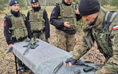 Szkolenie na poligonie w Jachcicach