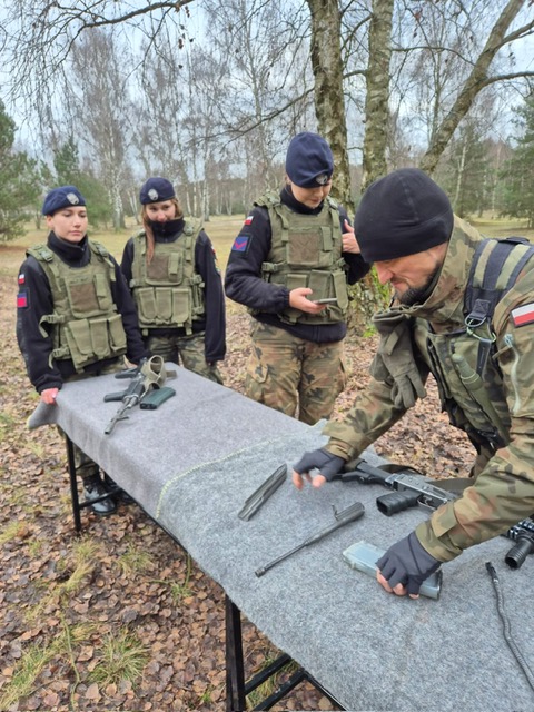 Szkolenie na poligonie w Jachcicach