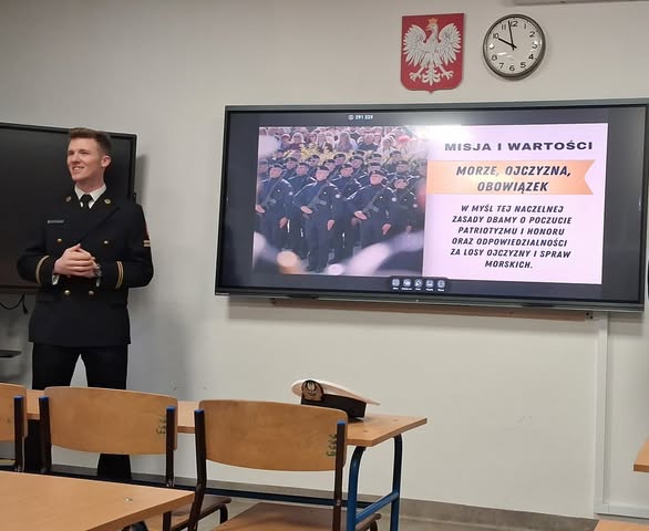 Spotkanie z przedstawicielami Akademii Marynarki Wojennej w Gdyni