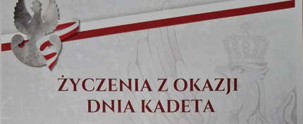 Życzenia z okazji Dnia Kadeta